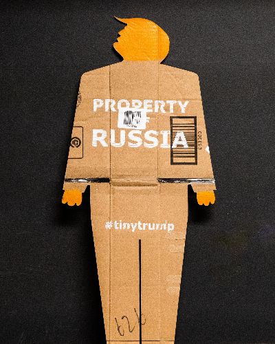 Same as previous image except the slogan is Property of Russia.