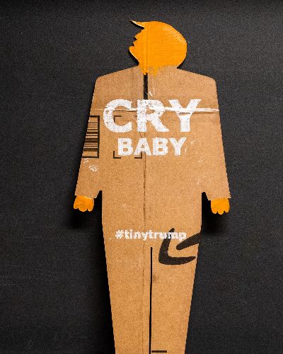 Same as previous image except the slogan is Cry Baby.