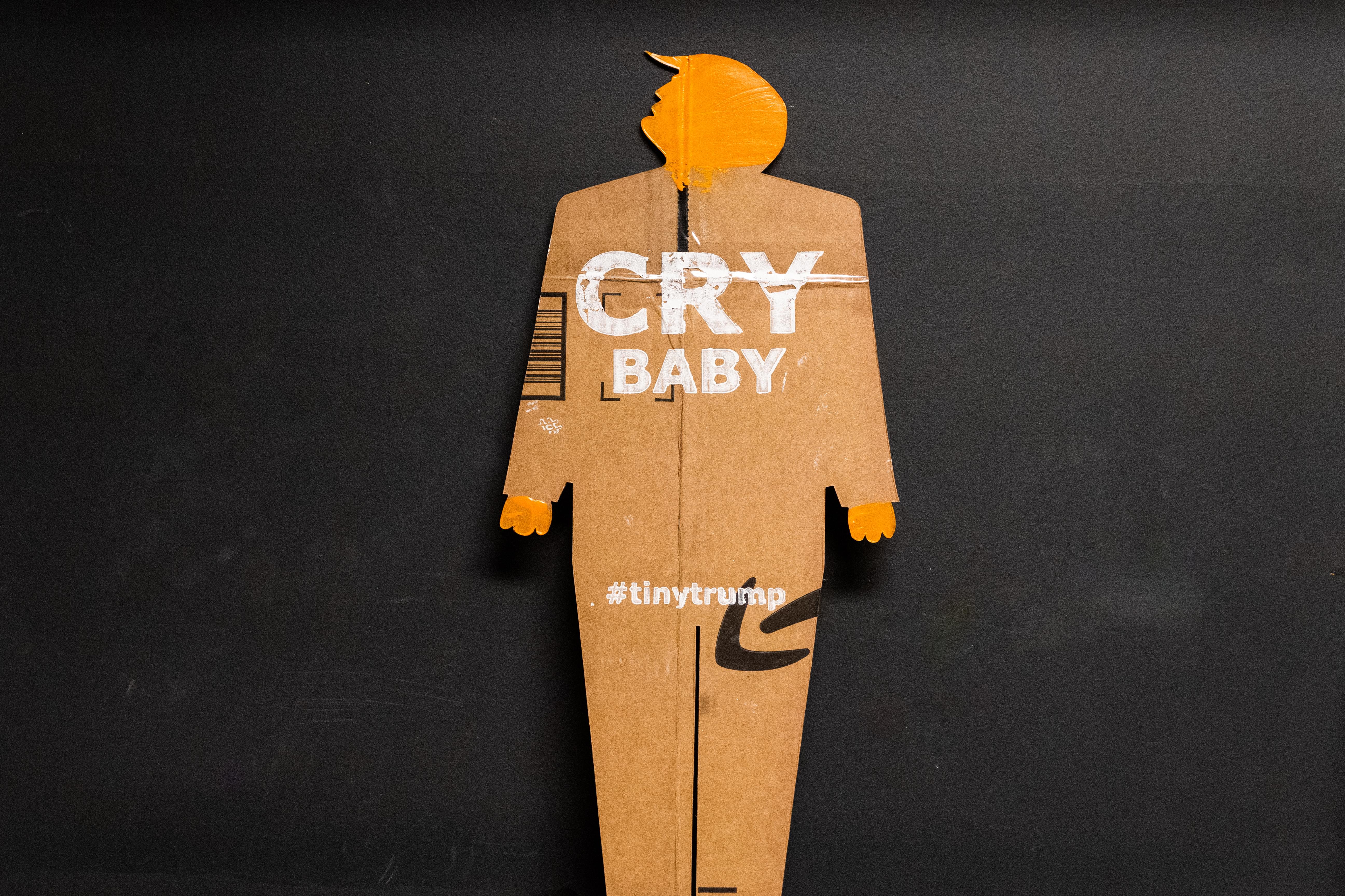 Same as previous image except the slogan is Cry Baby.